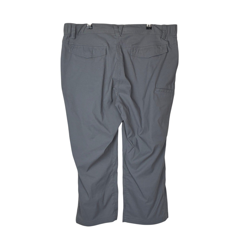 Duluth Trading Co Womens Dry On the Fly Capri Length Hiking Pants Size 16 Grey - Picture 2 of 13